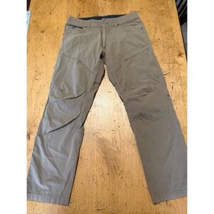 Kuhl Born in the Mountains Pants Mens 30x28 Khaki Tan Hiking Outdoor Trek Cargo